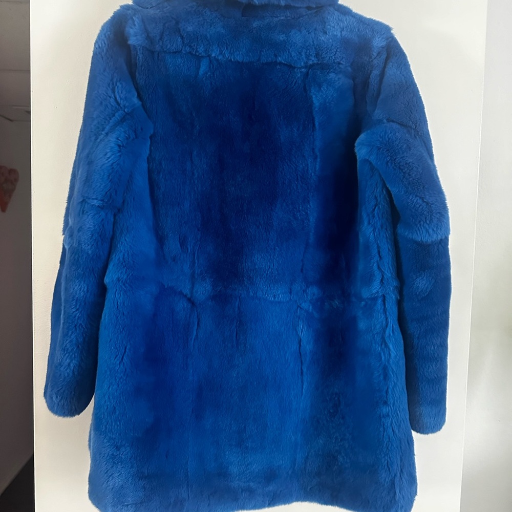 Maje Blue Rabbit coat - Picture 14 of 14